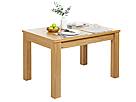 Dubový jídelní stůl MILANO 160-310/100 cm rozkládací lakovaný
