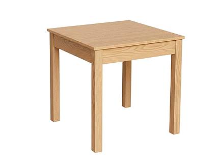 Dubový jídelní stůl MINI 60-140/60 cm rozkládací lakovaný