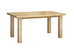 Dubový jídelní stůl  STANDA 180x80cm:bezbarvý lak