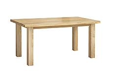 Dubový jídelní stůl  STANDA 180x80cm:bezbarvý lak
