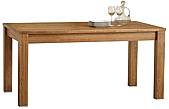 Dubový rozkládací jídelní stůl 42 140 - 200 cm, odstín jantar