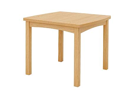 Dubový rozkládací jídelní stůl MARCUS 95-195/95 cm lakovaný