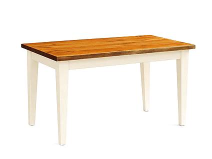 FIORE jídelní stůl 140x80 : lak - světle hnědý - medový /crema