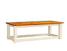 FIORE lavice 140cm : crema / lak - světle hnědý - medový