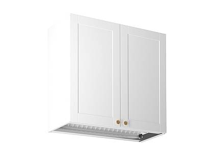 Horní kuchyňská skříňka s odkapávačem Linea G80C - bílá