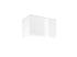 Horní kuchyňská skříňka výklopná Aspen G60K - bílá