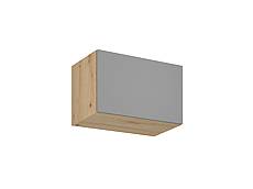 Horní kuchyňská skříňka výklopná LANGEN G60KN - světle šedá/dub artisan