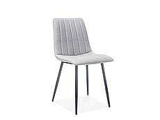 Jídelní čalouněná židle ALAN černá - šedá