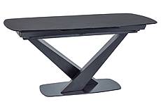 Jídelní rozkládací stůl 160(220)x90 černý mat CASSINO