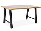 Jídelní stůl ABRAMO z dubového masivu - 150 x 90 cm