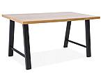 Jídelní stůl ABRAMO z dubového masivu - 180 x 90 cm