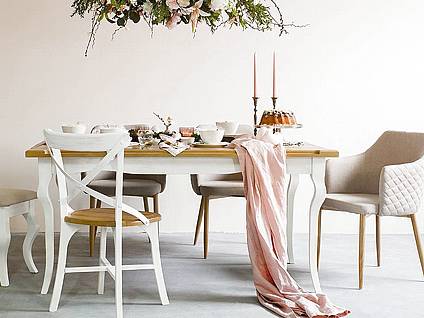 Jídelní stůl Classic Wood WHITE LUD01