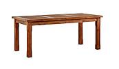 Jídelní stůl MEXICANA MES-2 - 180 x 90 cm - vosk kouřový dub