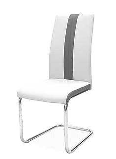 Jídelní židle H-200 - světle šedá/tmavě šedé boky