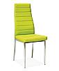Jídelní židle H-261 - zelená/chrom