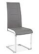 Jídelní židle H-629 - šedá/bílá