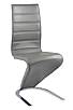 Jídelní židle H-669 - šedá/bílá