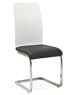 Jídelní židle H-791 - bílá/černá