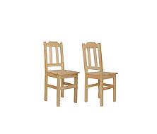 Jídelní židle z masivu - typ M, Bez povrchové úpravy