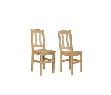 Jídelní židle z masivu - typ M, Bez povrchové úpravy