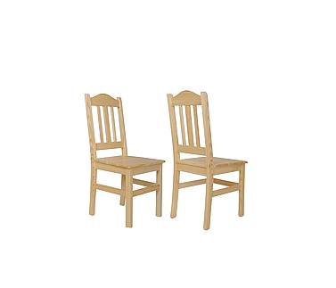 Jídelní židle z masivu - typ P, Bez povrchové úpravy