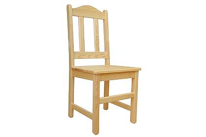 Jídelní židle z masivu - typ Z, Bez povrchové úpravy