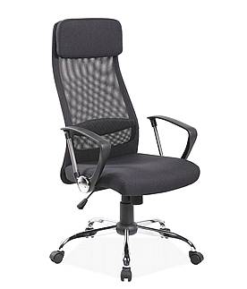 Kancelářská otočná židle Q-345 - černá