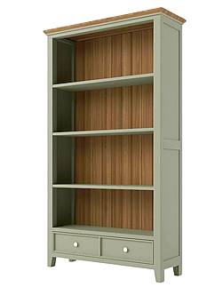 Knihovna LEVANDE AIR REG2P z masivu olivová