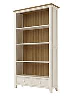 Knihovna LEVANDE REG2P z masivu krémová