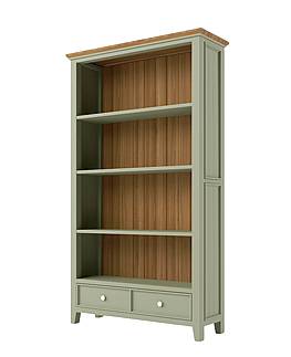 Knihovna LEVANDE REG2P z masivu olivová