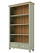 Knihovna LEVANDE SLIM REG2P z masivu olivová