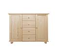 Kombinovaná komoda z masivu Nikolas 2D5S, š.118 cm více odstínů