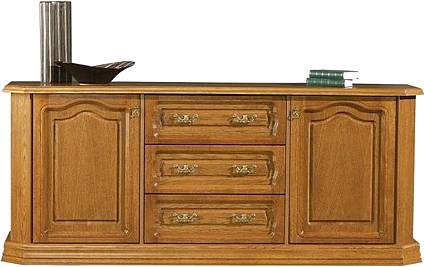 Komoda kombinovaná KINGA 3 šuplíky 200 cm