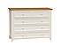 Komoda LEVANDE K8P5S z masivu krémová