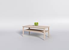 Konferenční stolek z masivu MAROKO STL1 100x100 cm přírodní buk