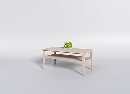 Konferenční stolek z masivu MAROKO STL1 100x100 cm přírodní buk