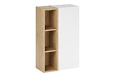 Koupelnová skříňka ASTER bílá/dub cremona s regálem