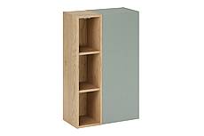 Koupelnová skříňka ASTER zelená/dub cremona s regálem