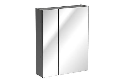 Koupelnová skříňka horní se zrcadlem 2D - 60 cm MONAKO GREY