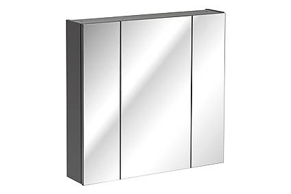Koupelnová skříňka horní se zrcadlem 2D - 80 cm MONAKO GREY