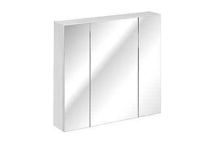 Koupelnová skříňka horní se zrcadlem 80 cm HAVANA WHITE