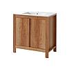 Koupelnová skříňka pod umyvadlo CLASSIC OAK - 80 cm