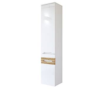 Koupelnová skříňka vysoká GALAXY - bílá