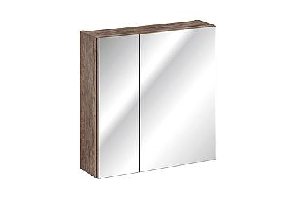 Koupelnová zrcadlová skříňka Santa Fe Oak 60 cm