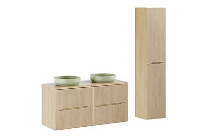 Koupelnový nábytek NORDIC CREMONA s umyvadly