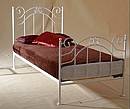 Kovová postel Scarlet  90 x 200 cm - barva bílá