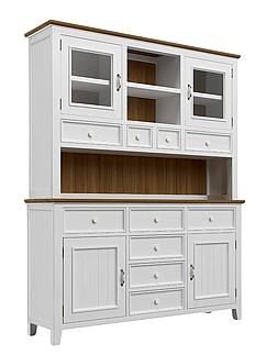 Kredenc LEVANDE AIR R1 z masivu: bílá