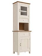 Kredenc LEVANDE AIR R3P z masivu krémová