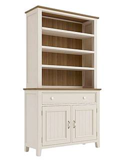 Kredenc LEVANDE AIR R4P z masivu krémová