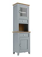 Kredenc PROVENCE R3P SLIM z masivu: šedomodrá